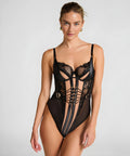 Noir Seduction Korse Detaylı Bodysuit - LV8630
