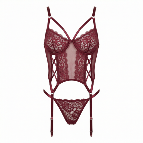 Bordo Jartiyer Bodysuit