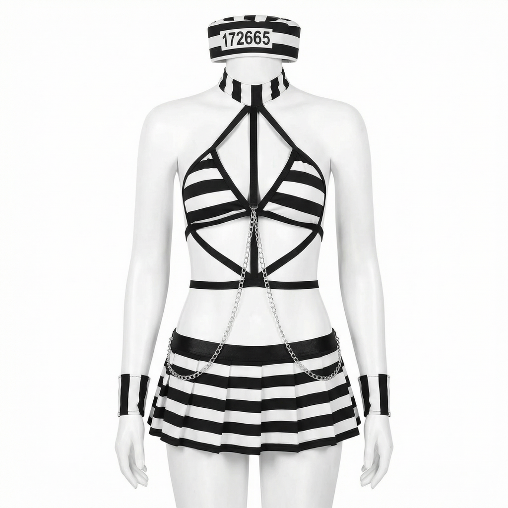 Prison Chic Kostüm Seti