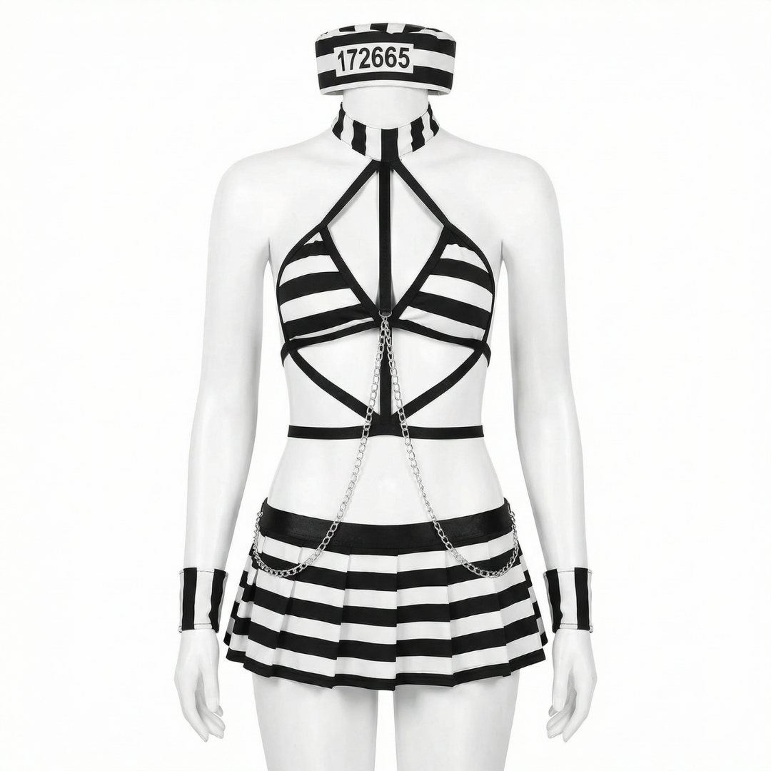 Prison Chic Kostüm Seti