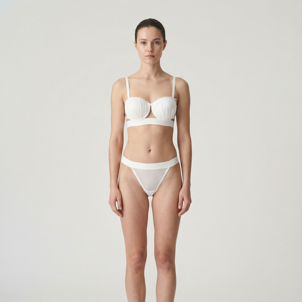 Beyaz İstiridye Üst Alt Takım