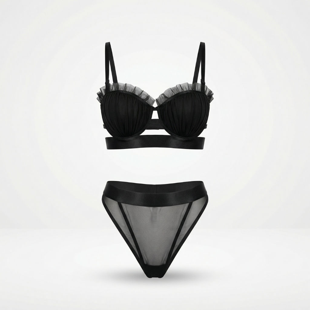 Siyah İstiridye Üst Alt Takım